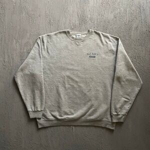 Vintage Old Navy Athletic Sweatshirt Mens XL Gray 90s
